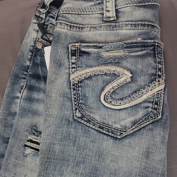 Silver Suki Mid Capri - Picture 3 of 3